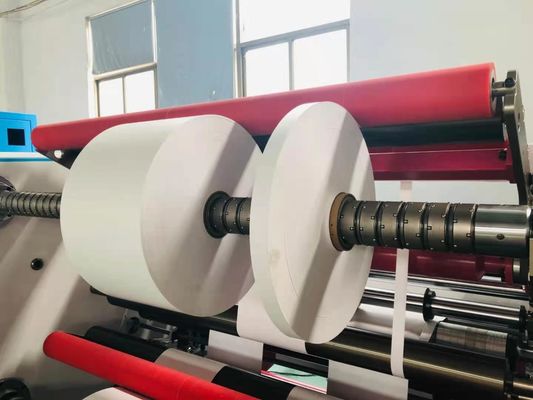 Kleverige Etiket Thermische Document Snijmachine Rewinder 300m/min