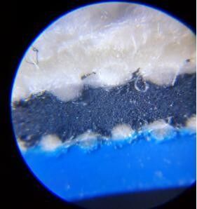 3 vouwstof 1.7mm Micro- Grond die Rubberdeken drukken