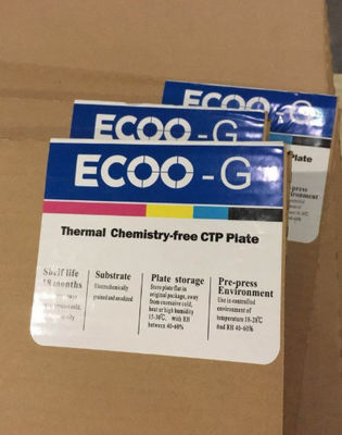 ECOO-G Processless Thermal Plates De eco-vriendelijke oplossing voor on-press printing