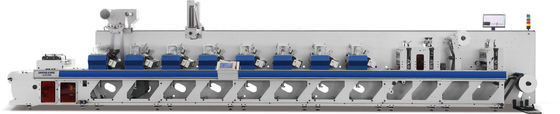 Flexografische UV-etiketdrukmachine met kleefmiddel 180 m/min