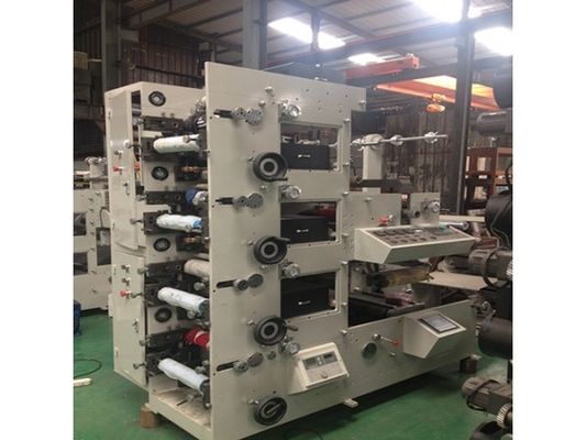 60m/Min Automatic Label Flexo Printing-Machine voor Zelfklevend Etiket