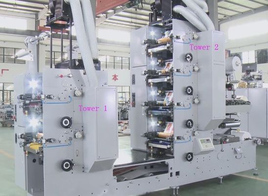 Flexographic Machine van de Etiketdruk 310mm UVflexo-Etiketprinter