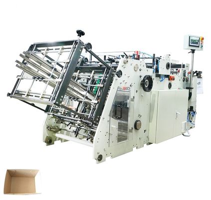 Ecoo 8w papierdoos maken machine Fast Food karton oprichten machine