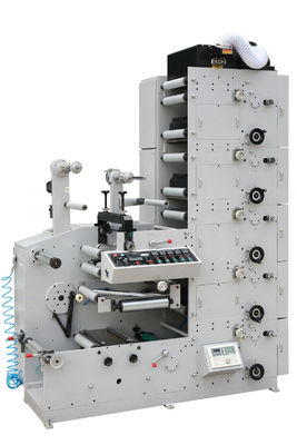 2 van de de Stickerfilm van het kleuren60m/min CNC Flexo Etiket de Drukmachine