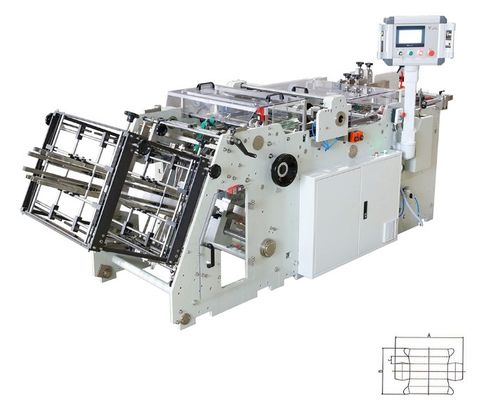 200PCS/Min Paper Box Making Machine met 630mm Lege Breedte