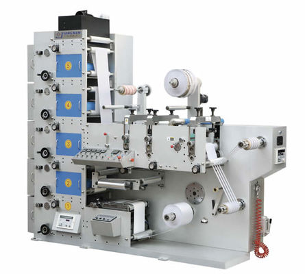 6 Cilinder van de Printerwith ceramic anilox van het kleuren Flexographic UVetiket
