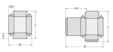 8kw golfdocument Vakje die tot Machine 400PCS/Min With maken 100mm Spatie